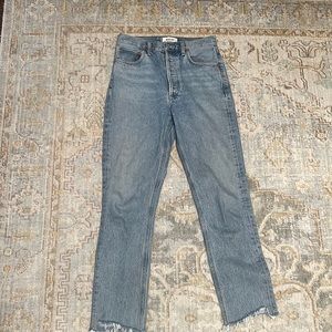 Straight Leg Agolde Medium Wash Jeans